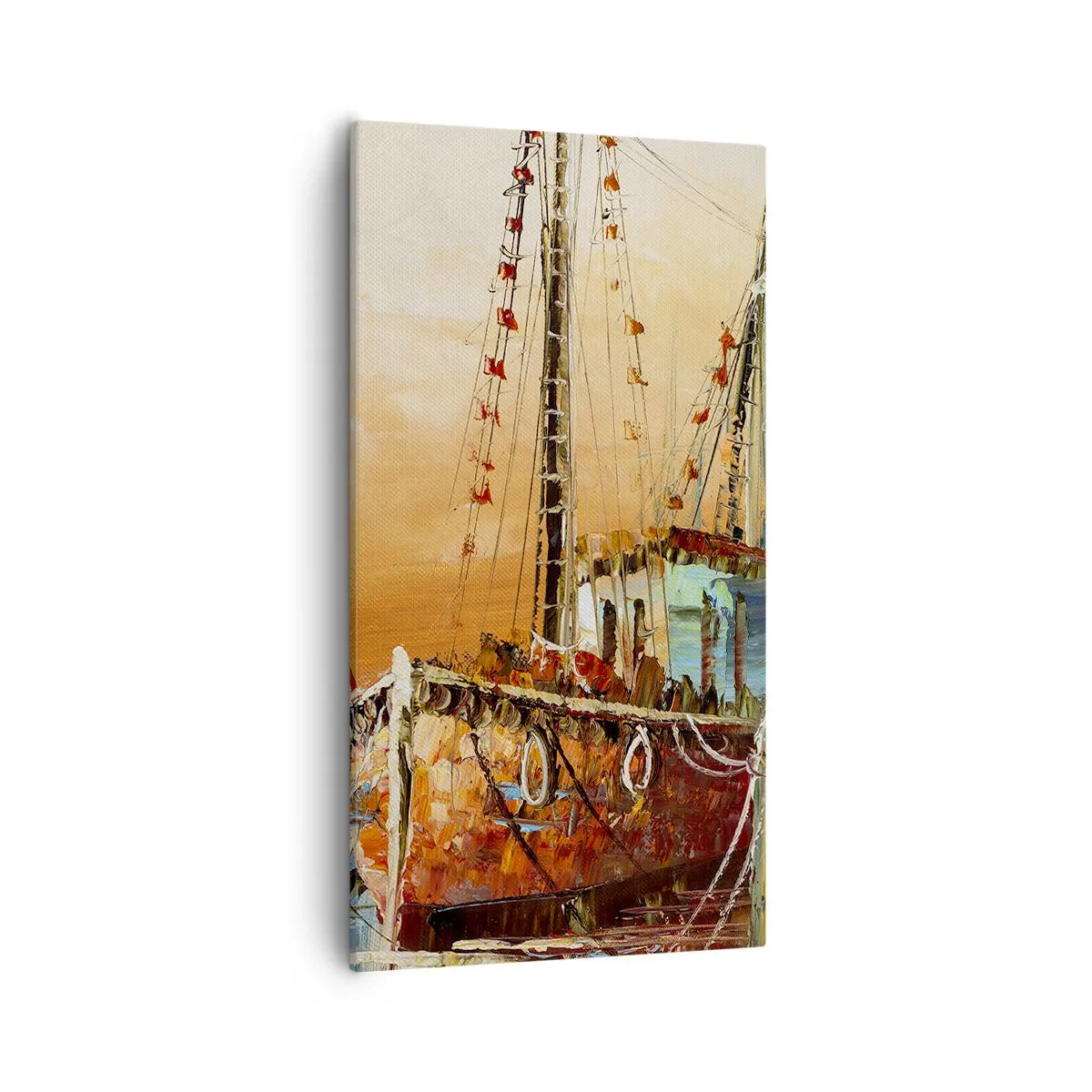 Bild auf Leinwand - Leinwandbild - Friedliche Rückkehr - 55x100 cm