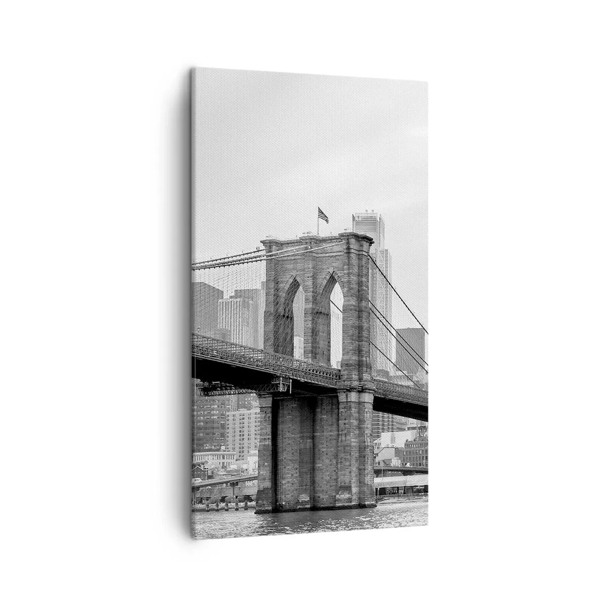 Bild auf Leinwand - Leinwandbild - New Yorker Atmosphäre - 45x80 cm