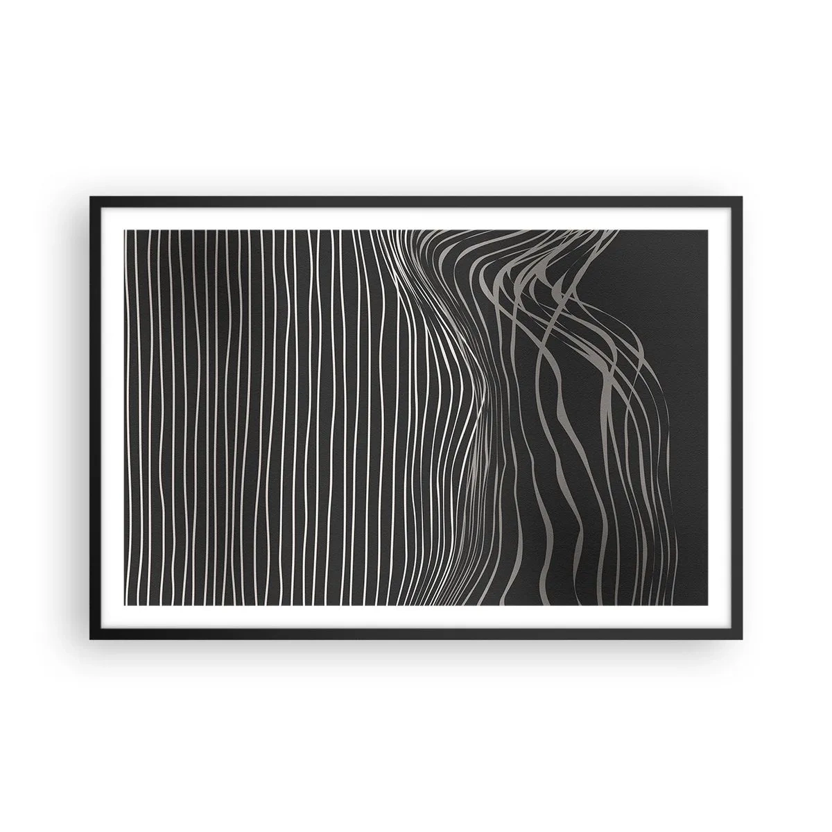 Poster in einem schwarzem Rahmen - Rhythmus und Akzent - 91x61 cm