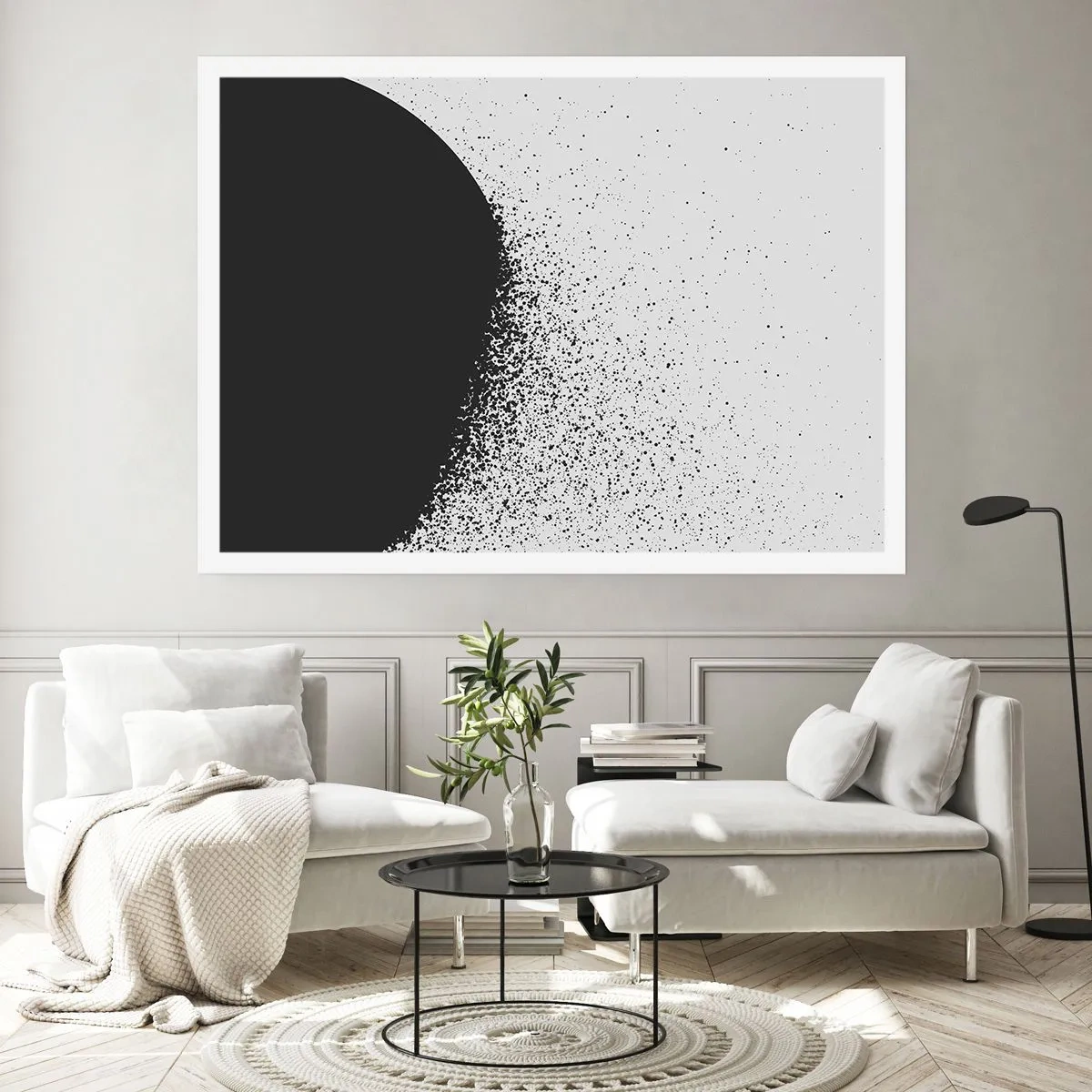 Poster - Bewegung von Molekülen - 50x40 cm