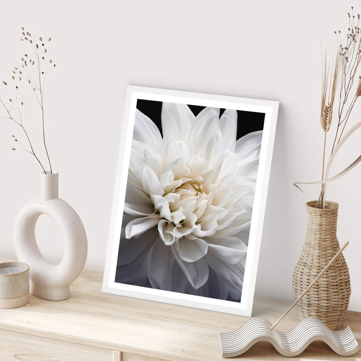 Poster in einem weißen Rahmen - Der Morgen der Braut - 61x91 cm