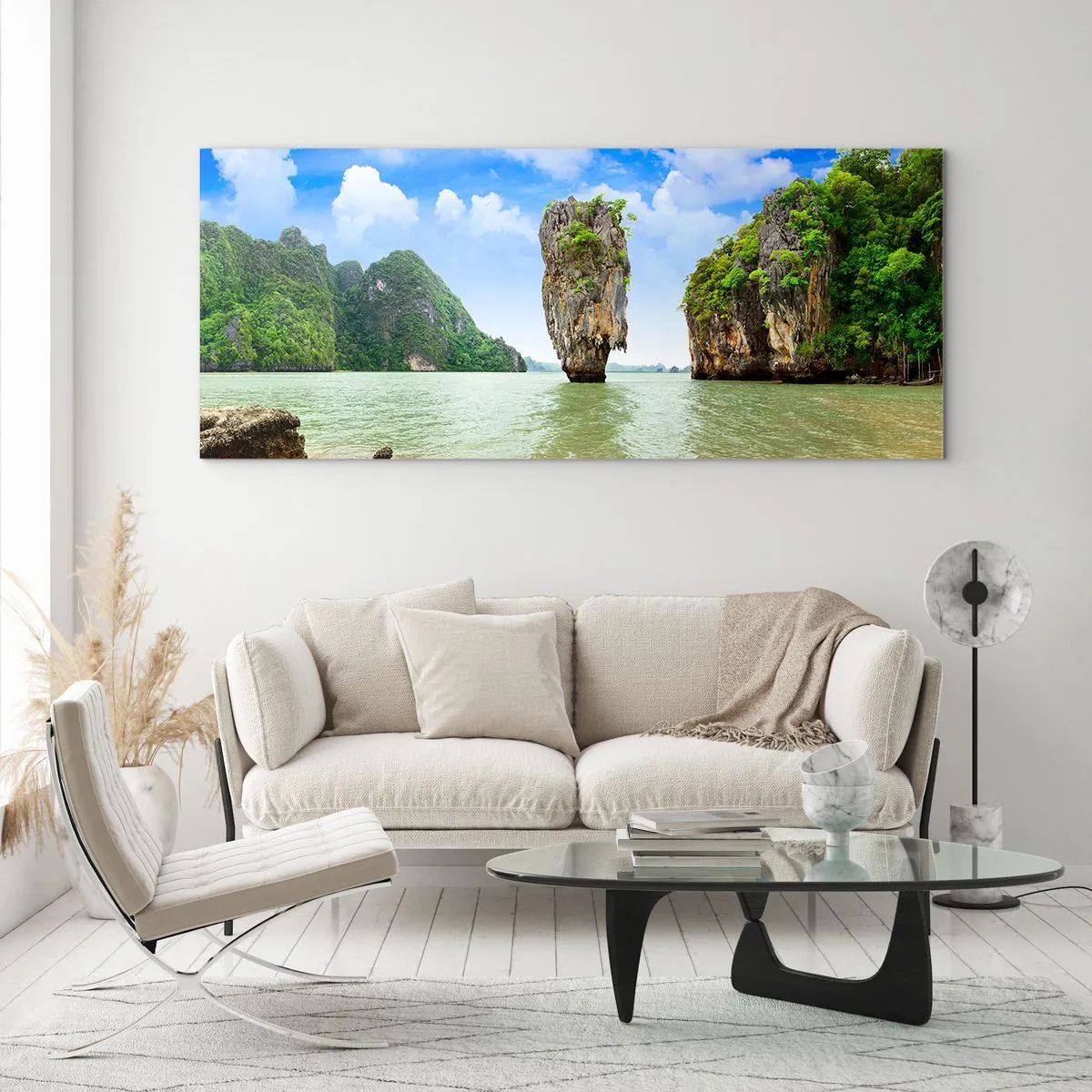 Glasbild - Bild auf glas - Felsige Wunder der Natur - 90x30 cm
