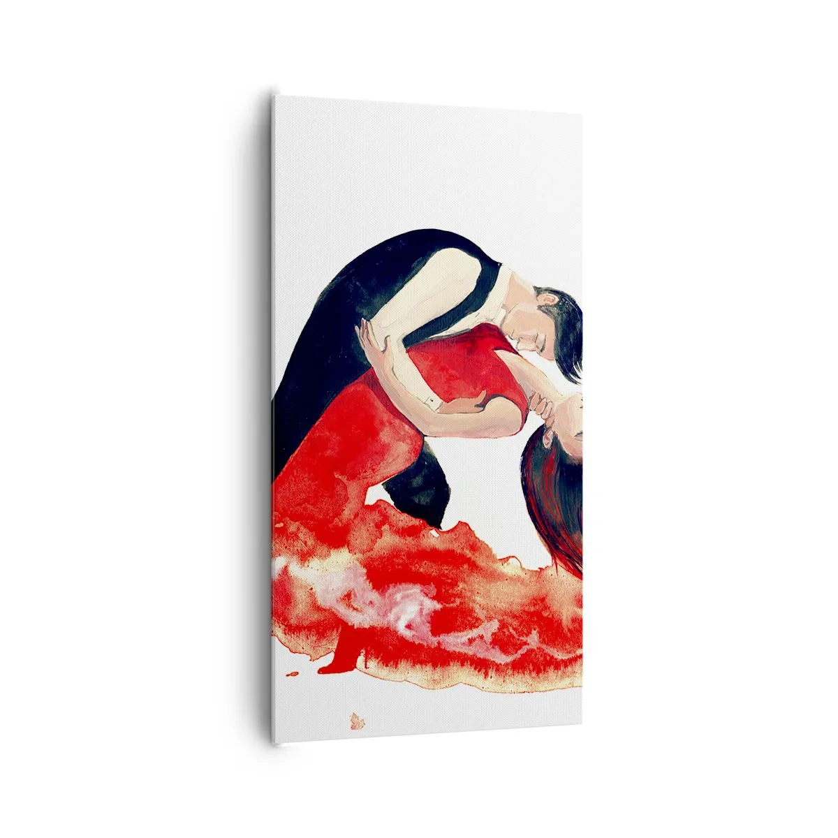 Bild auf Leinwand - Leinwandbild - Tango - eine sinnliche Welle - 65x120 cm