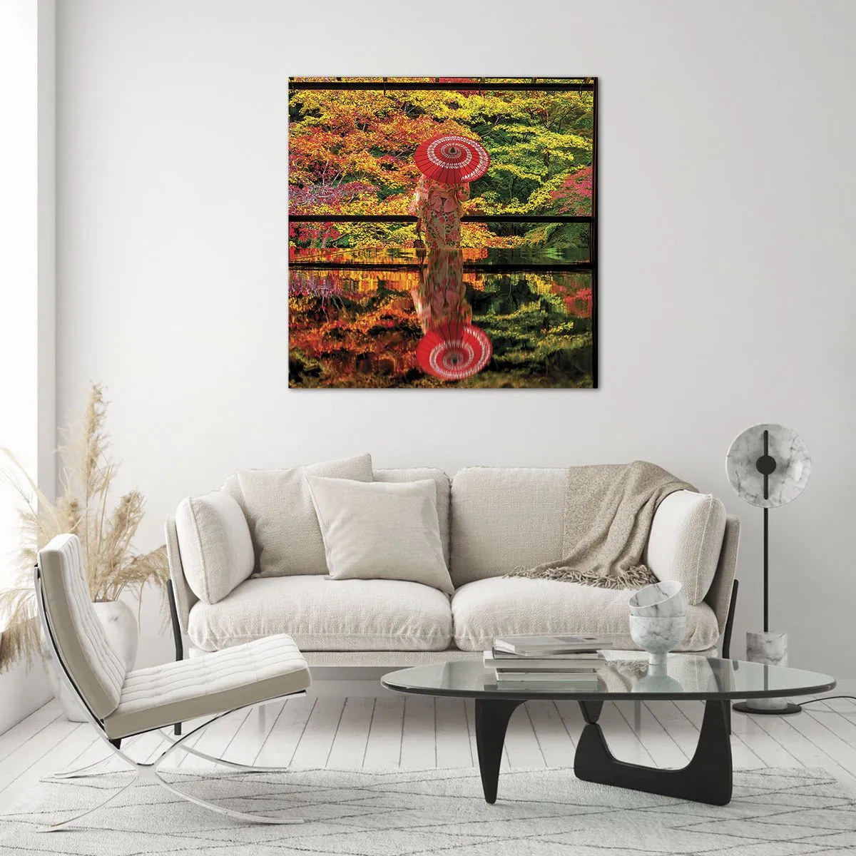 Glasbild - Bild auf glas - Im Tempel der Natur - 30x30 cm