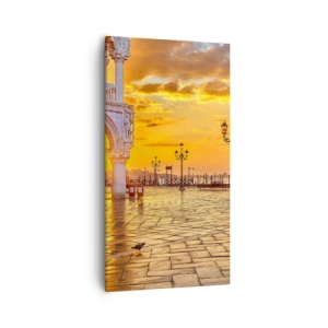 Bild auf Leinwand - Leinwandbild - Wo sind alle? - 55x100 cm