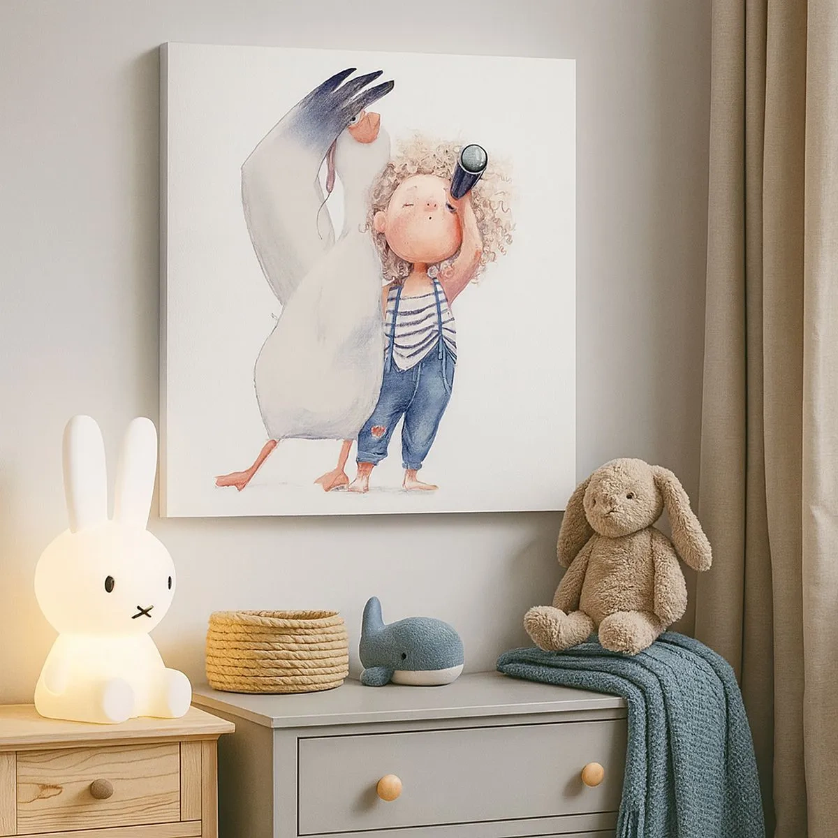 Bild auf Leinwand - Leinwandbild - Toller Reiseplan - 30x30 cm