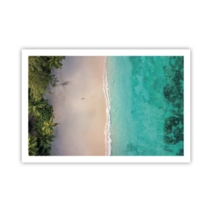Poster - Paradiesstrand - 91x61 cm