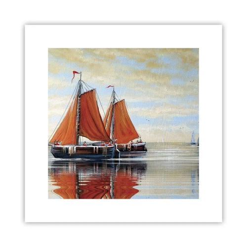 Poster - Hey, Segel, Matrose ... - 30x30 cm