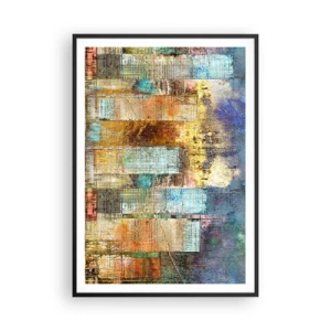 Poster in einem schwarzem Rahmen - Sonnige Metropole - 70x100 cm