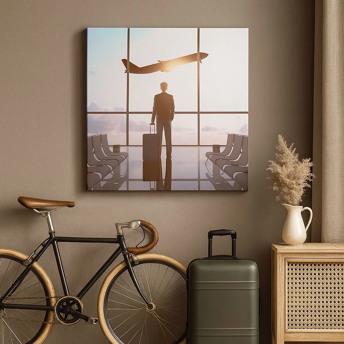 Bild auf Leinwand - Leinwandbild - Du hast Zeit, lass dir Zeit - 30x30 cm