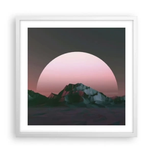 Poster in einem weißen Rahmen - In einer Nachbargalaxie - 50x50 cm