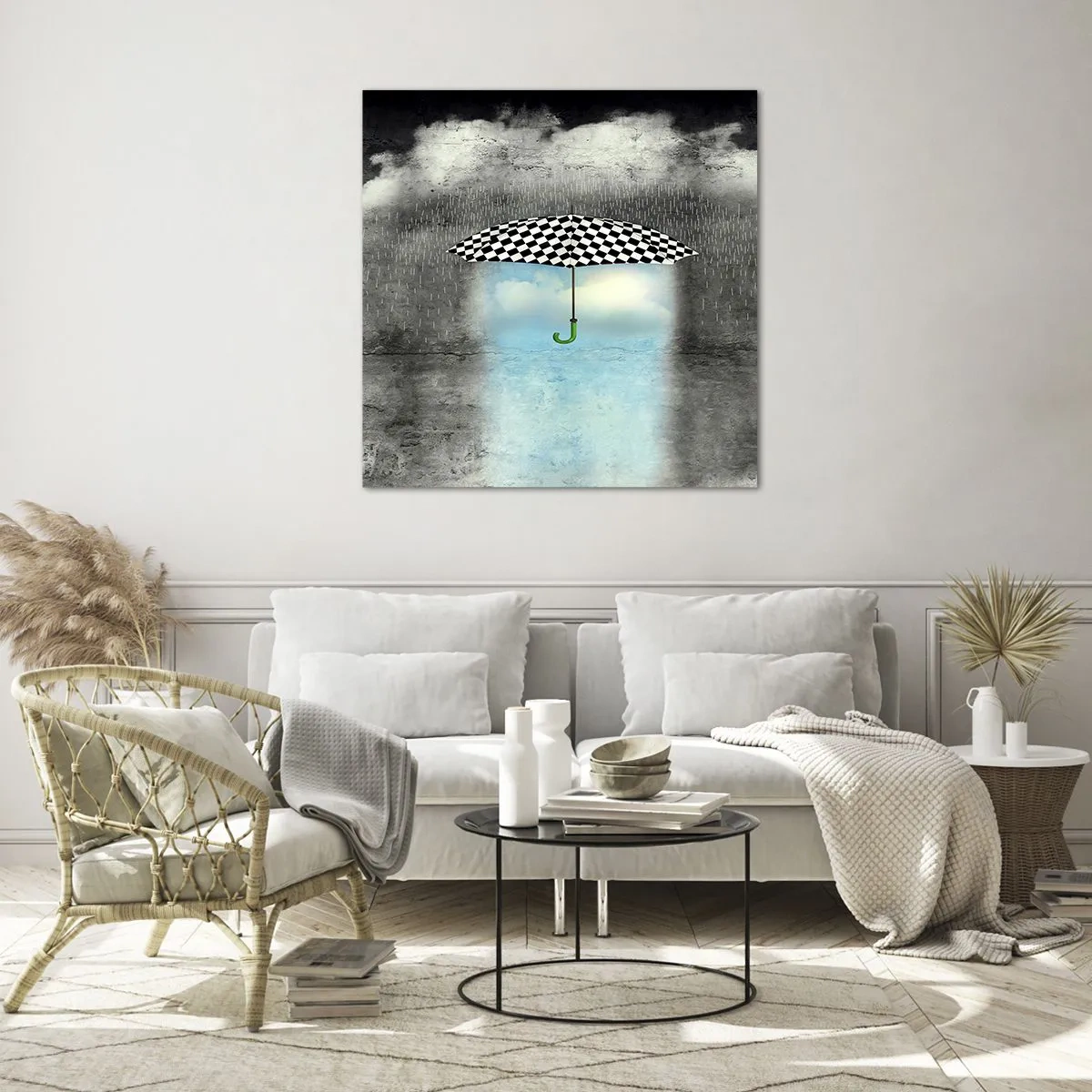 Glasbild - Bild auf glas - Aber möglich - 40x40 cm