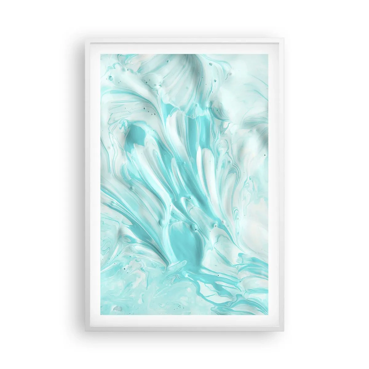 Poster in einem weißen Rahmen - Für immer zusammen - 61x91 cm