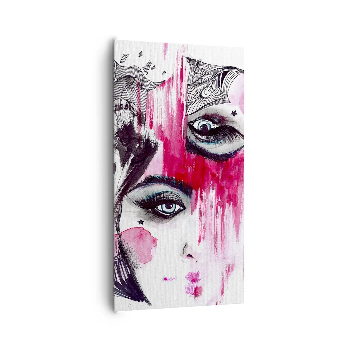 Bild auf Leinwand - Leinwandbild - , - 65x120 cm