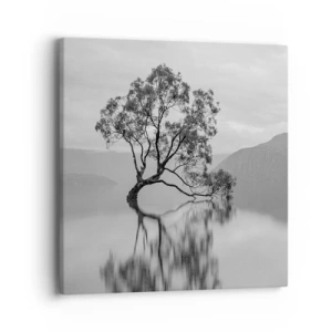 Bild auf Leinwand - Leinwandbild - Es gibt so ein Land - 40x40 cm