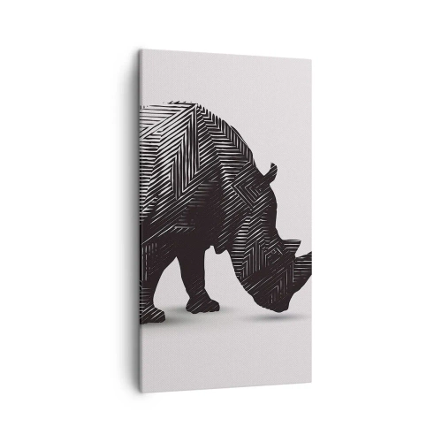 Bild auf Leinwand - Leinwandbild - Geometrische Schönheit der Natur - 45x80 cm