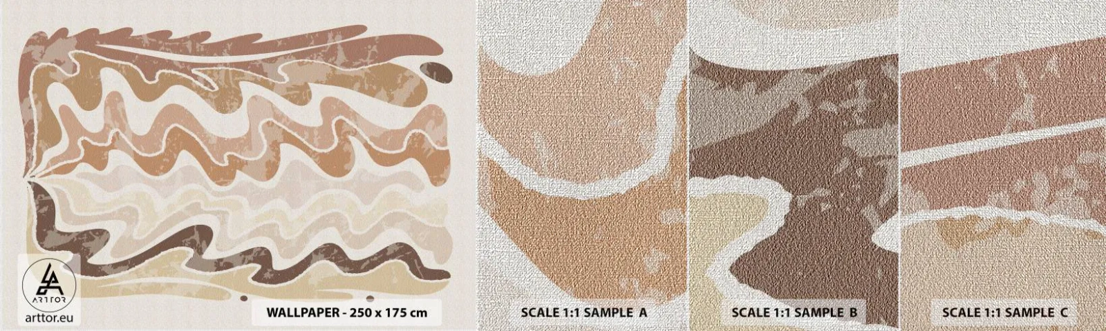 Fototapeten Muster Premium Canvas - Gute Energie – gute Gefühle - Alt, Boho, Stück - 100x30 cm