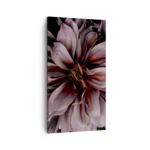 Bild auf Leinwand - Leinwandbild - Ein Blumenherz - 45x80 cm
