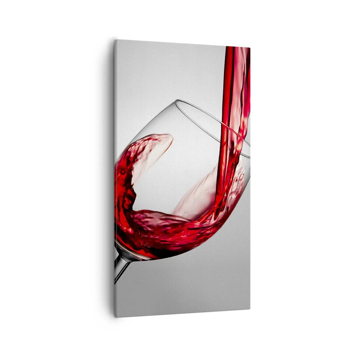 Bild auf Leinwand - Leinwandbild - Farbe – Bewegung – Klang - 55x100 cm
