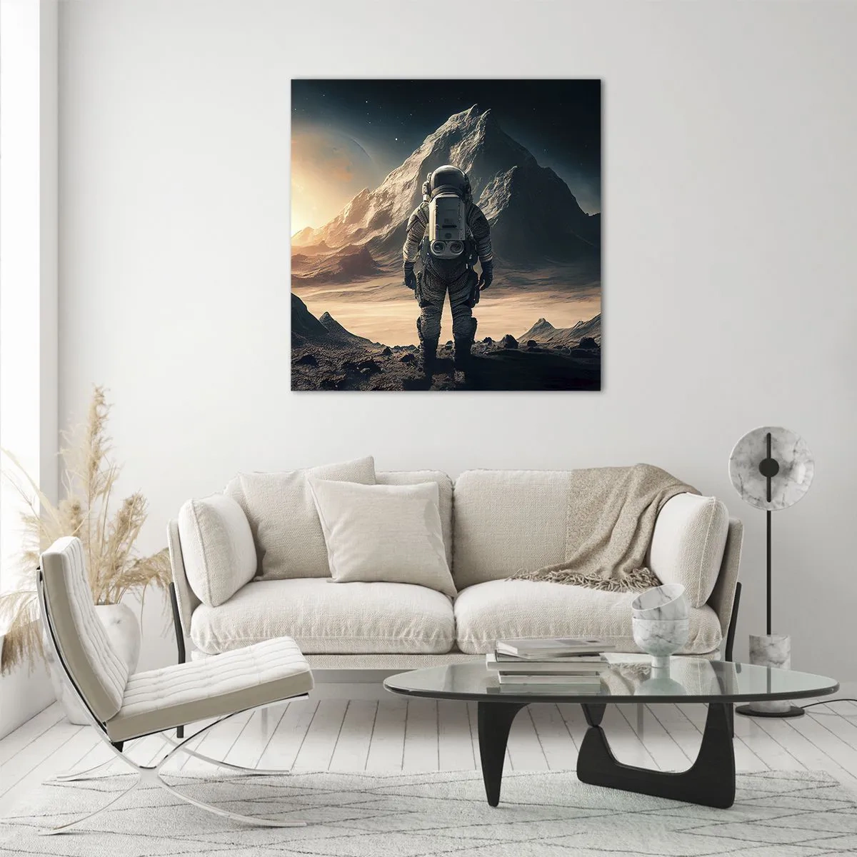 Glasbild - Bild auf glas - Neue Herausforderung - 40x40 cm