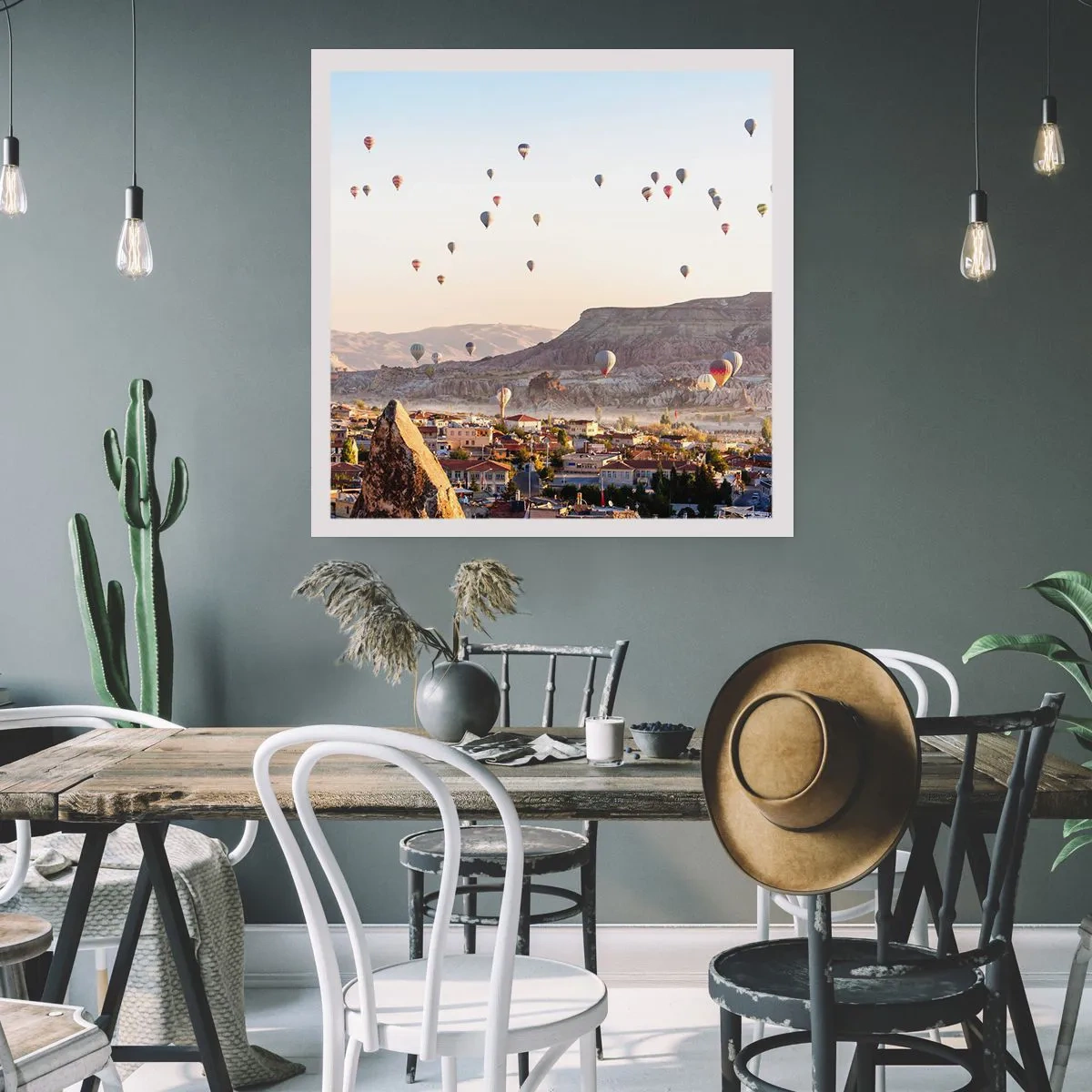 Poster - Wie Schiffe am Himmel - 50x50 cm