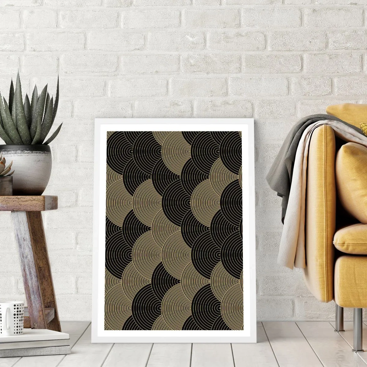 Poster in einem weißen Rahmen - Einheit in der Vielfalt - 30x40 cm