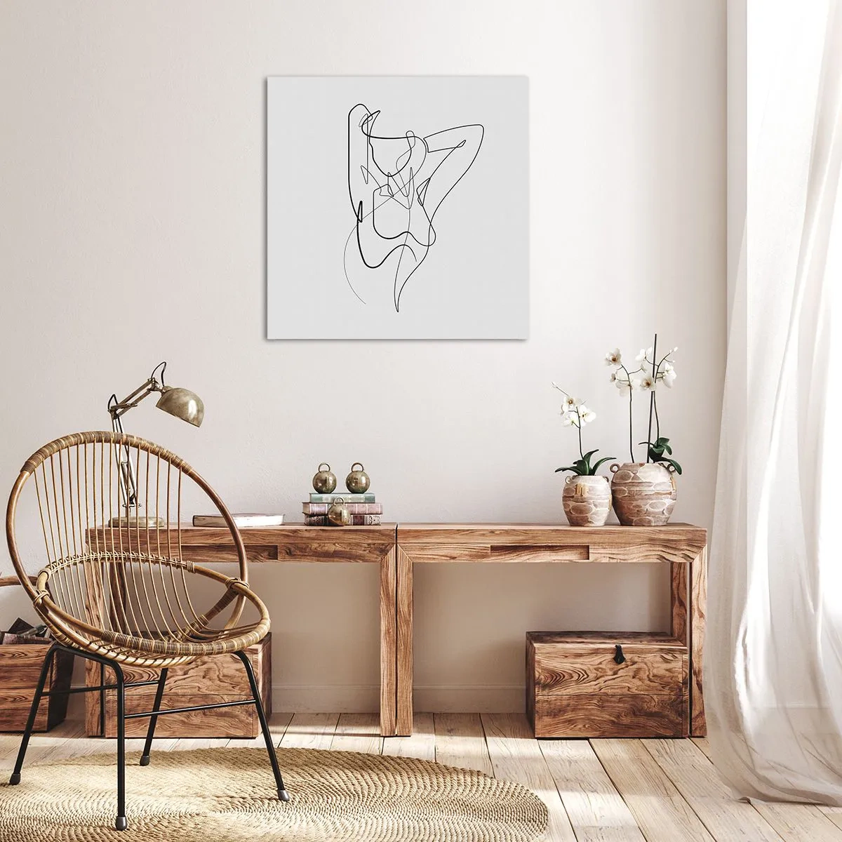Bild auf Leinwand - Leinwandbild - So, wie du wirklich bist ... - 60x60 cm