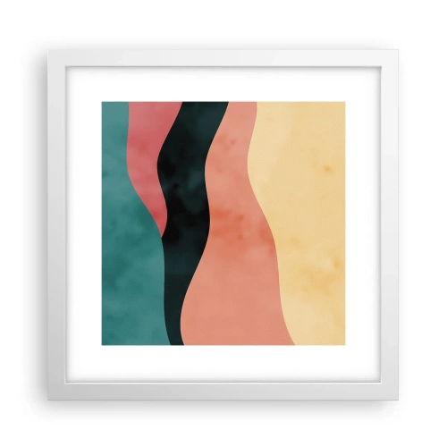 Poster in einem weißen Rahmen - Konforme Nichtkonformität - 30x30 cm