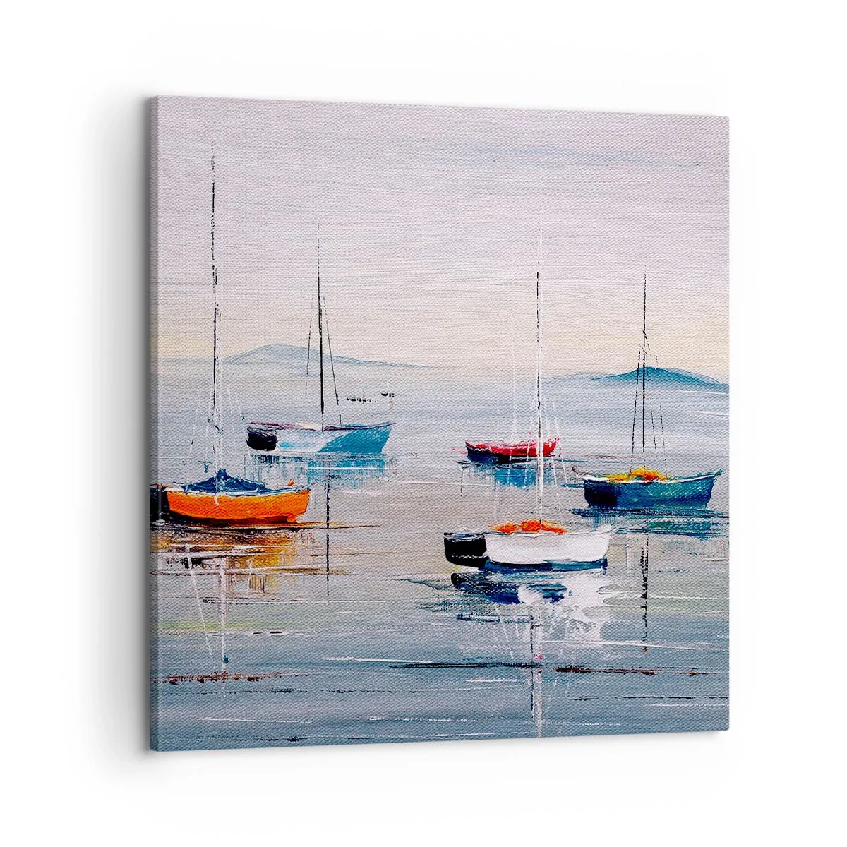 Bild auf Leinwand - Leinwandbild - Wohlverdiente Ruhe - 60x60 cm