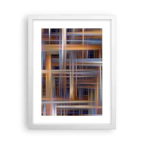 Poster in einem weißen Rahmen - Aus Licht gewebt - 30x40 cm