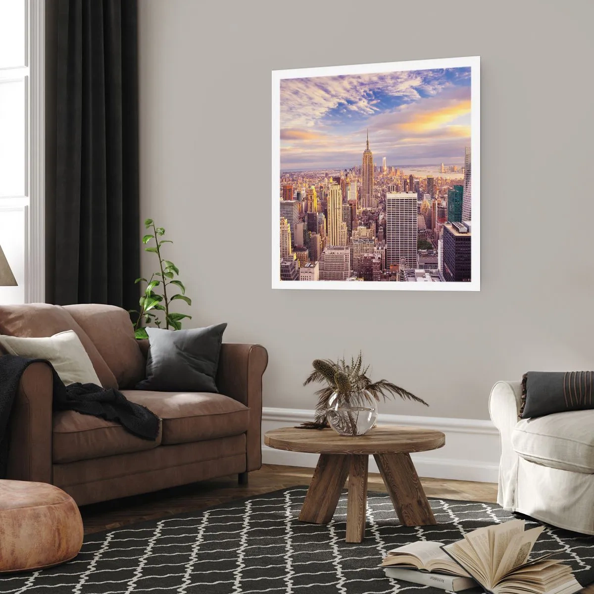 Poster - Nur nach den Wolken greifen - 30x30 cm