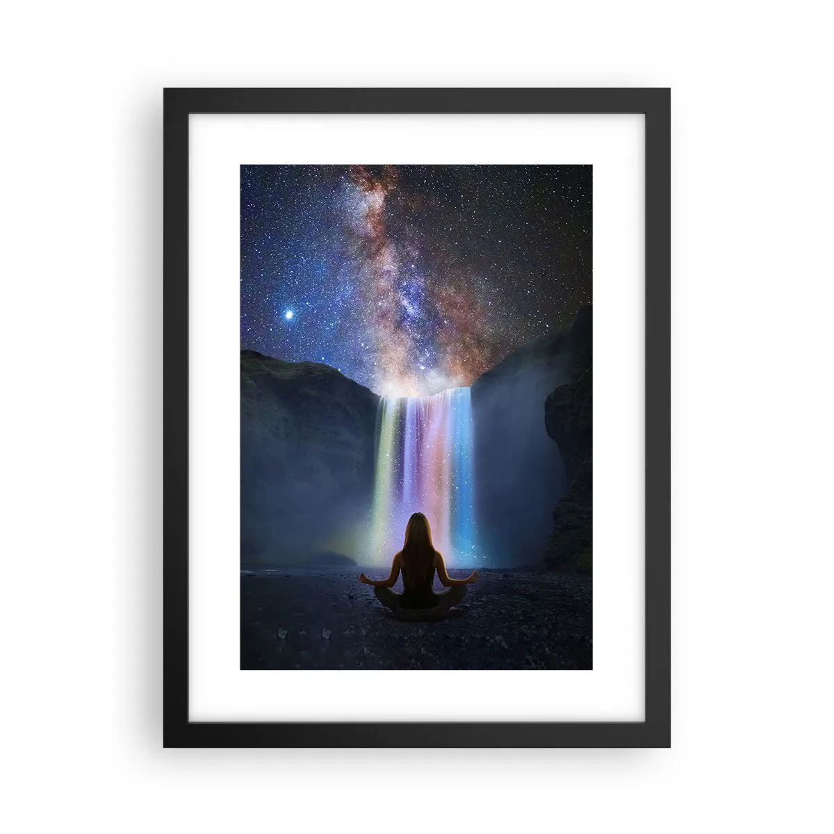 Poster in einem schwarzem Rahmen - Absolute Harmonie - 30x40 cm