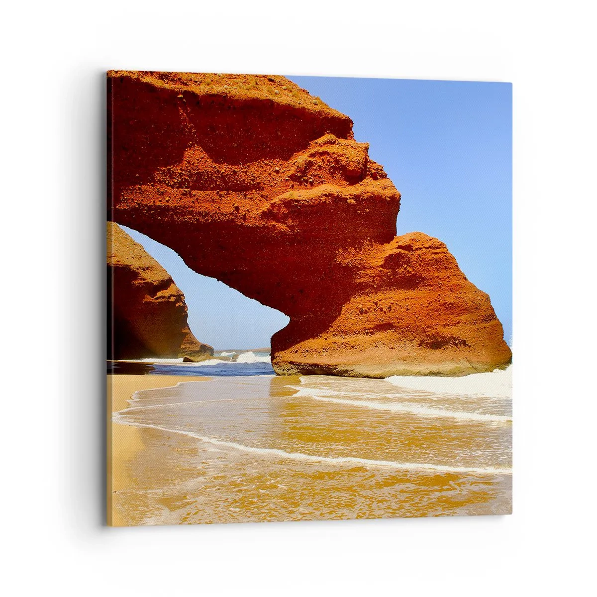 Bild auf Leinwand - Leinwandbild - Wasser und Wind seit Tausenden von Jahren - 70x70 cm