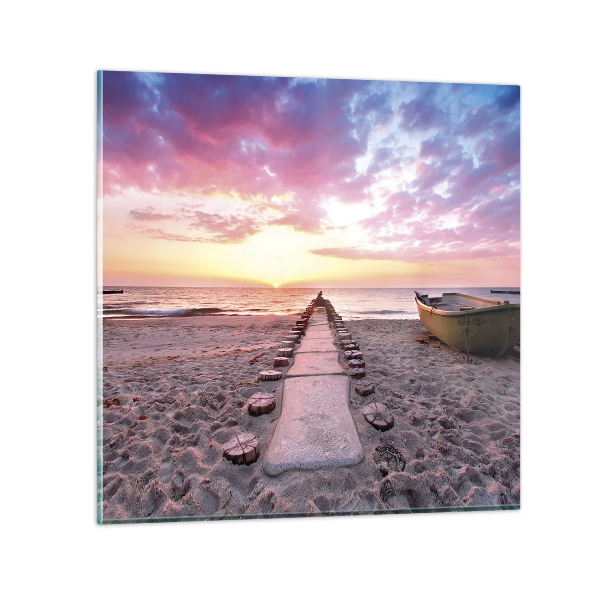 Glasbild - Bild auf glas - Ein Moment tiefer Erfahrung - 70x70 cm