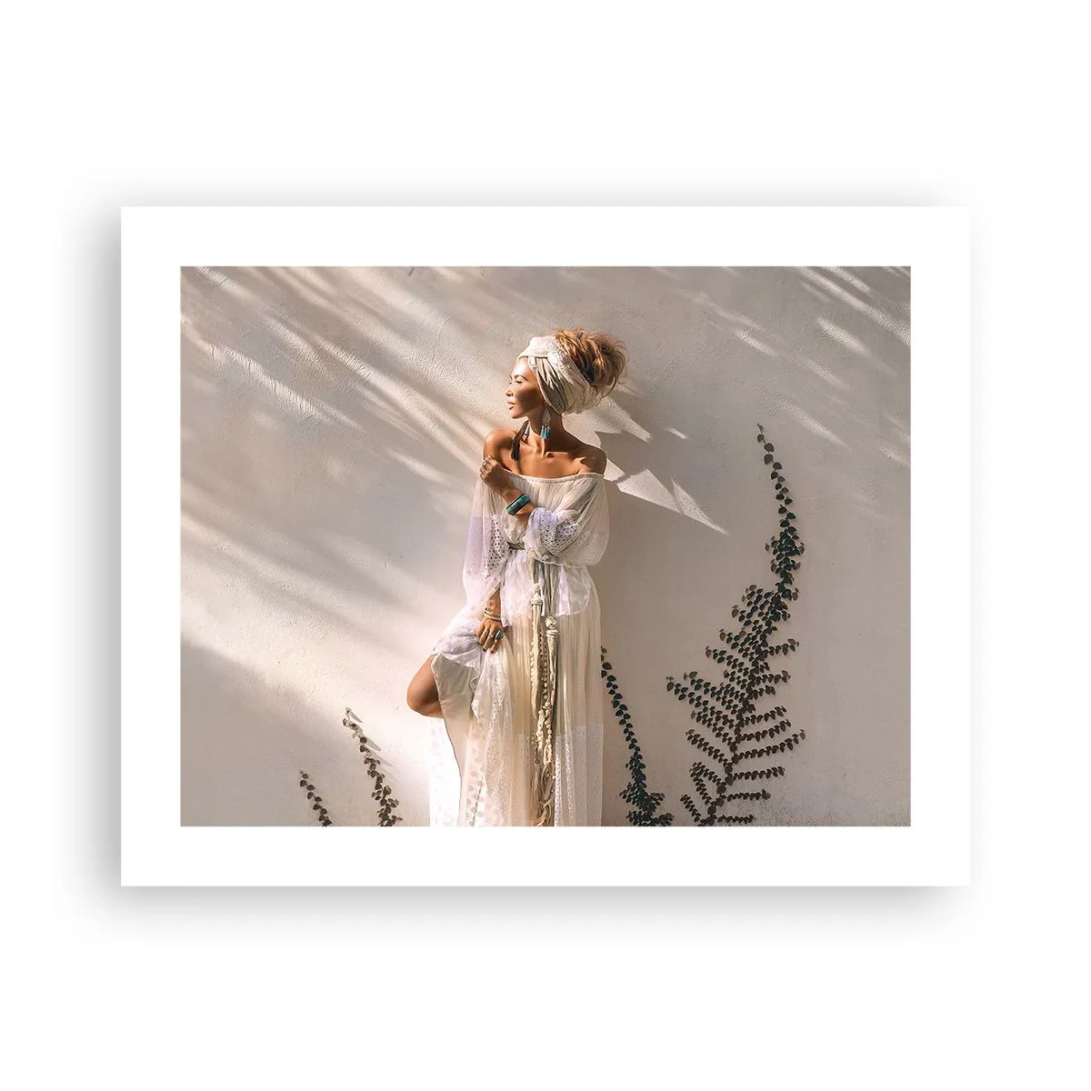 Poster - Die Sonne und das Mädchen - 50x40 cm