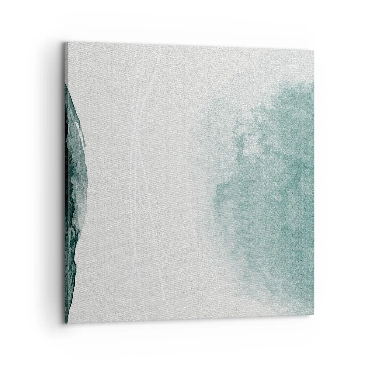 Bild auf Leinwand - Leinwandbild - Begegnung mit Nebel - 60x60 cm