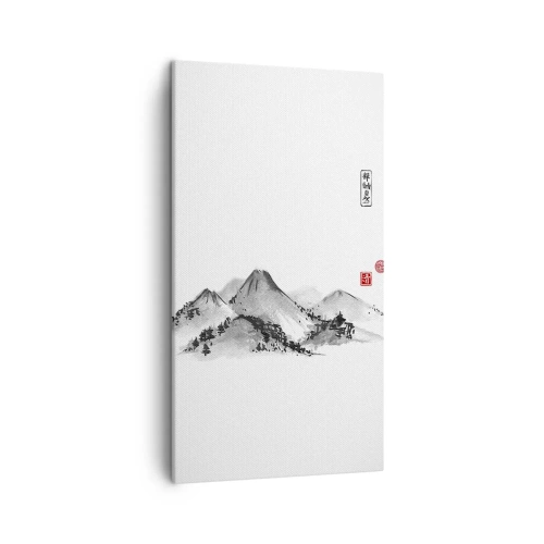 Bild auf Leinwand - Leinwandbild - Unendliche Fernen - 45x80 cm