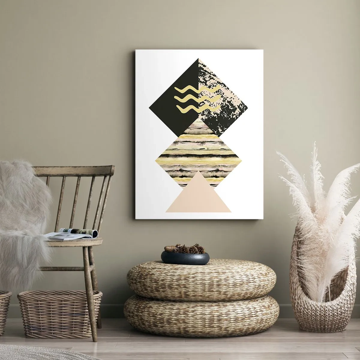 Bild auf Leinwand - Leinwandbild - Es ist nicht so einfach - 55x100 cm