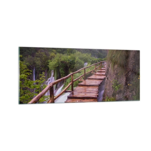 Glasbild - Bild auf glas - Schönheit jenseits des Glaubens - 100x40 cm