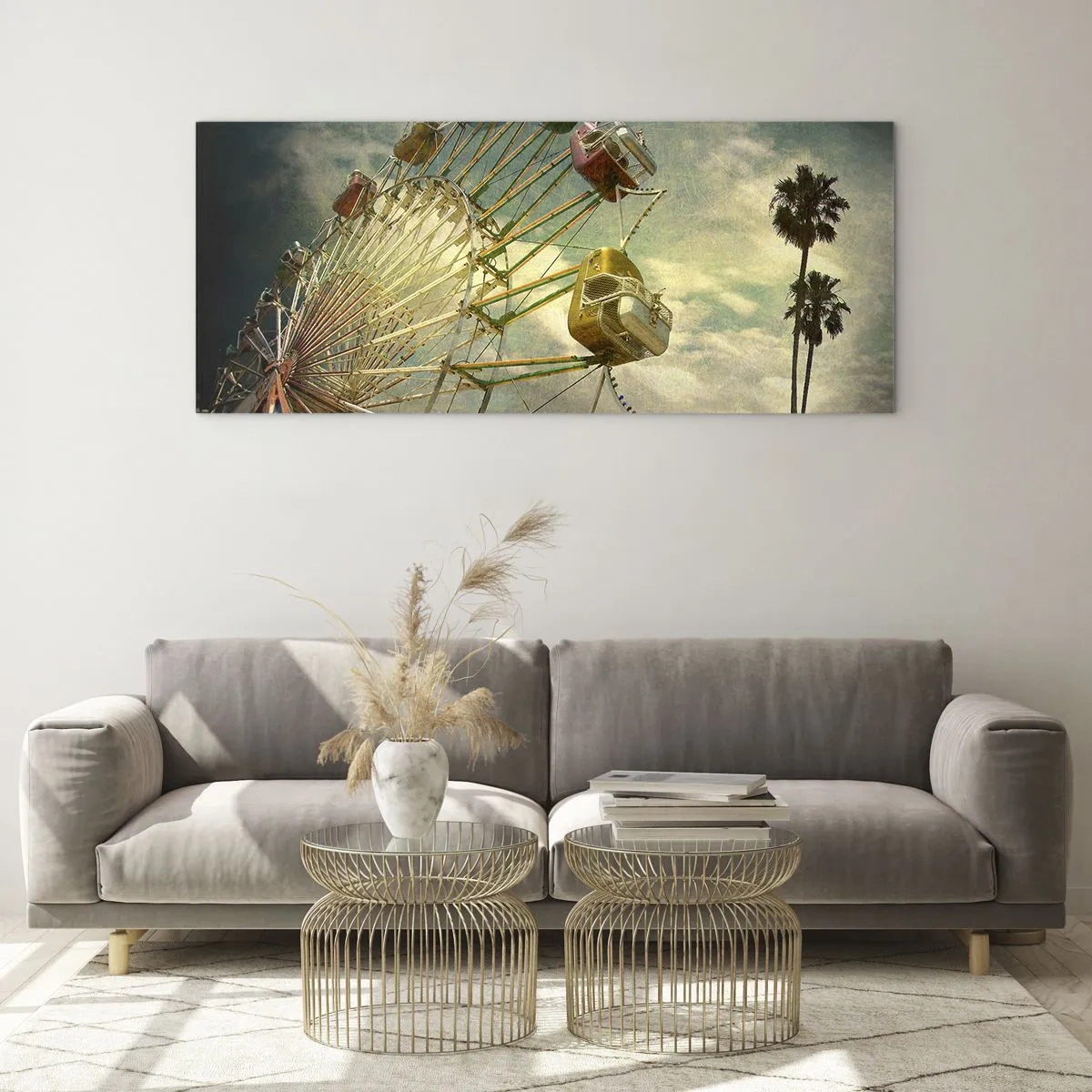 Glasbild - Bild auf glas - Es wird Spaß geben ... - 100x40 cm