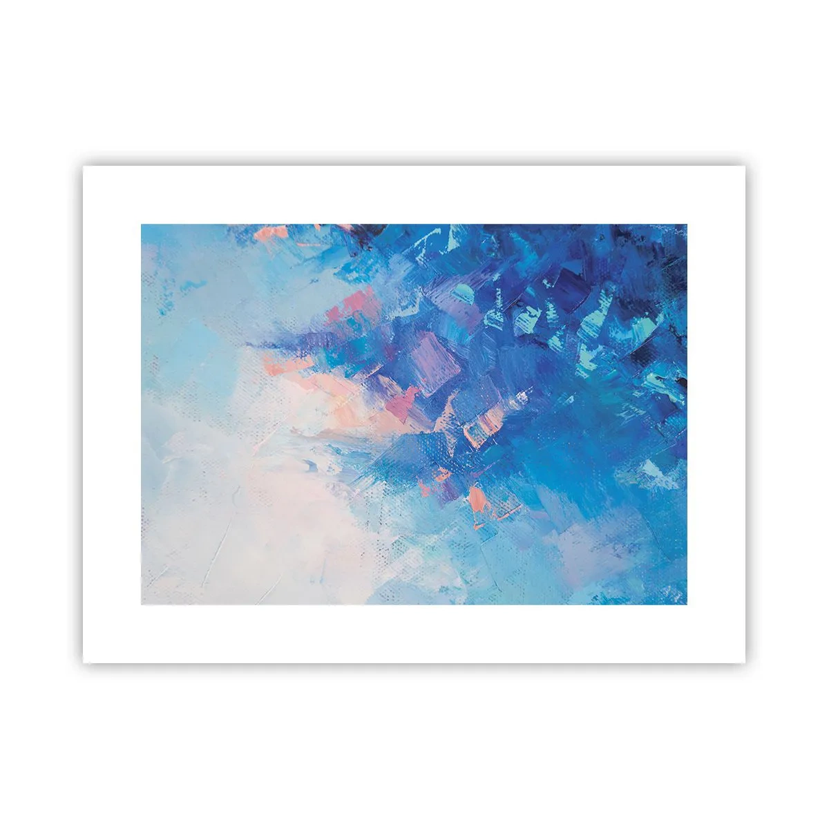 Poster - Winter-Abstraktion - 40x30 cm