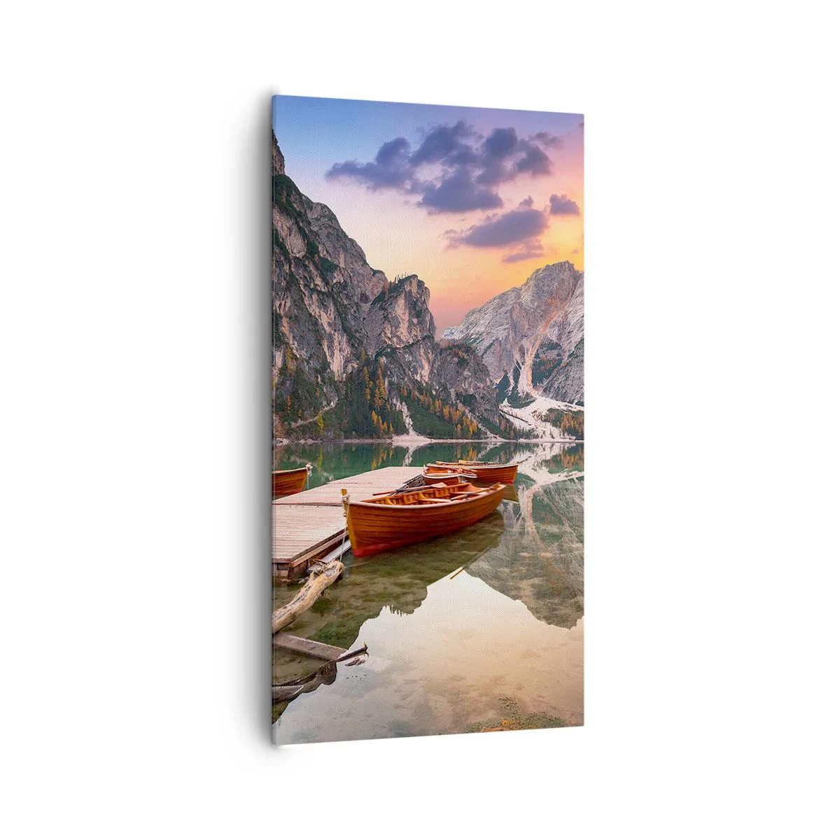 Bild auf Leinwand - Leinwandbild - Versprechen des Tages - 65x120 cm