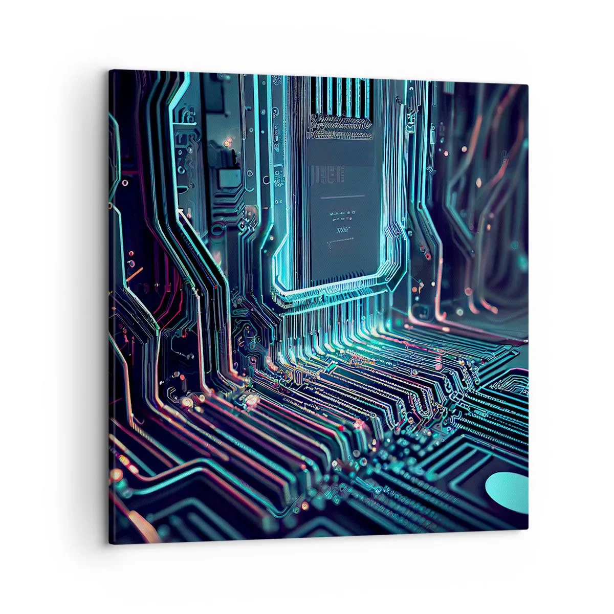 Bild auf Leinwand - Leinwandbild - Ich denke nur… - 50x50 cm