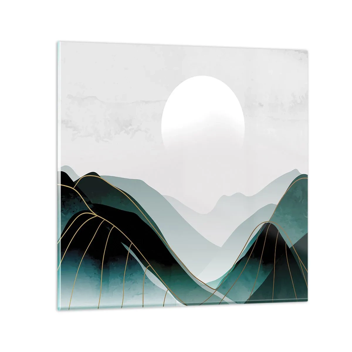 Glasbild - Bild auf glas - In voller Majestät - 70x70 cm