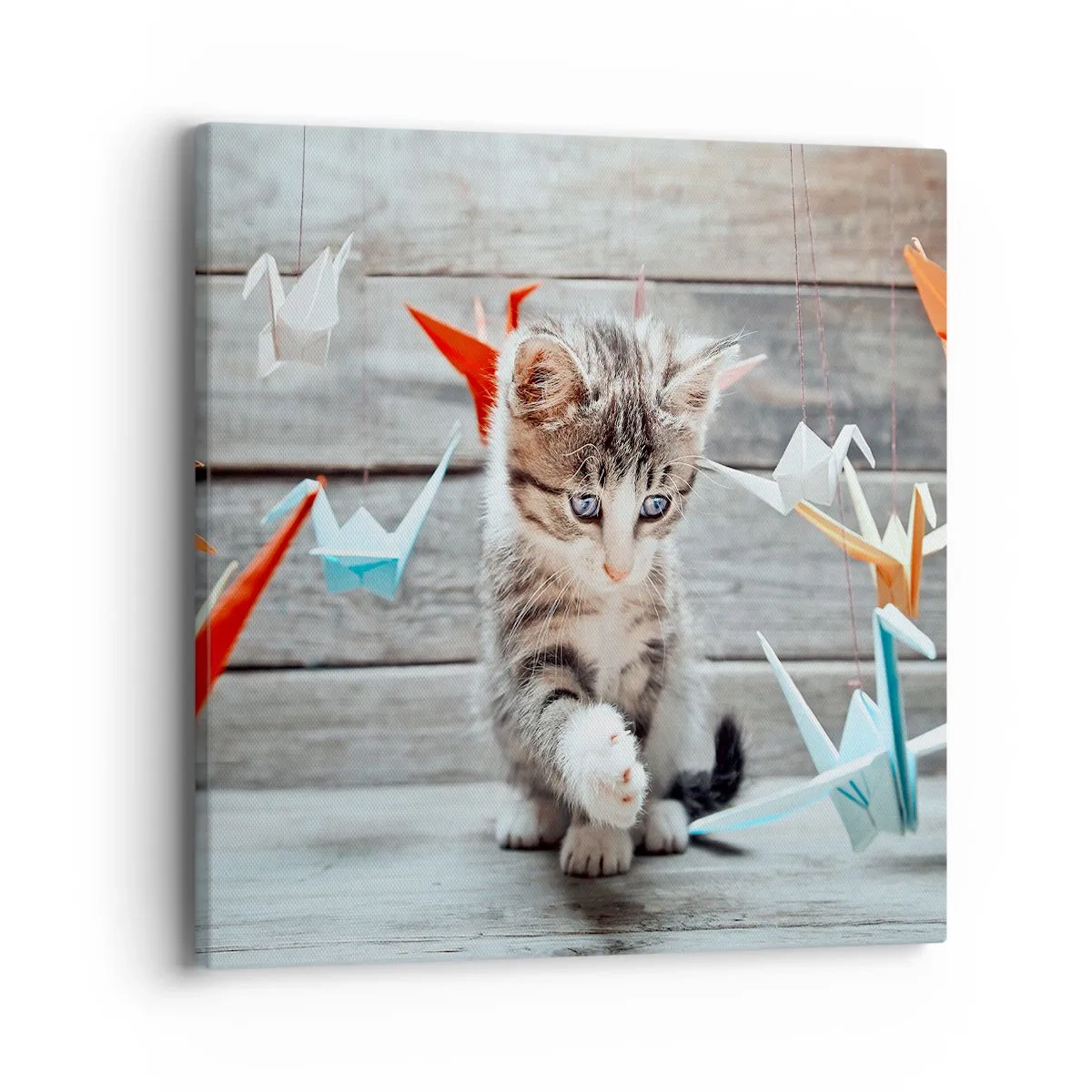 Bild auf Leinwand - Leinwandbild - Erste Stunde - 40x40 cm