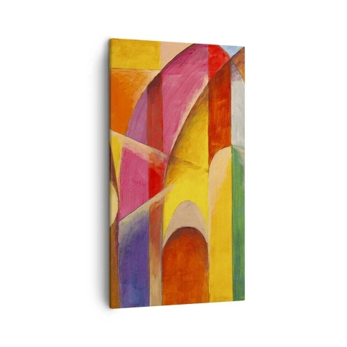 Bild auf Leinwand - Leinwandbild - Kathedrale der Sonne - 45x80 cm