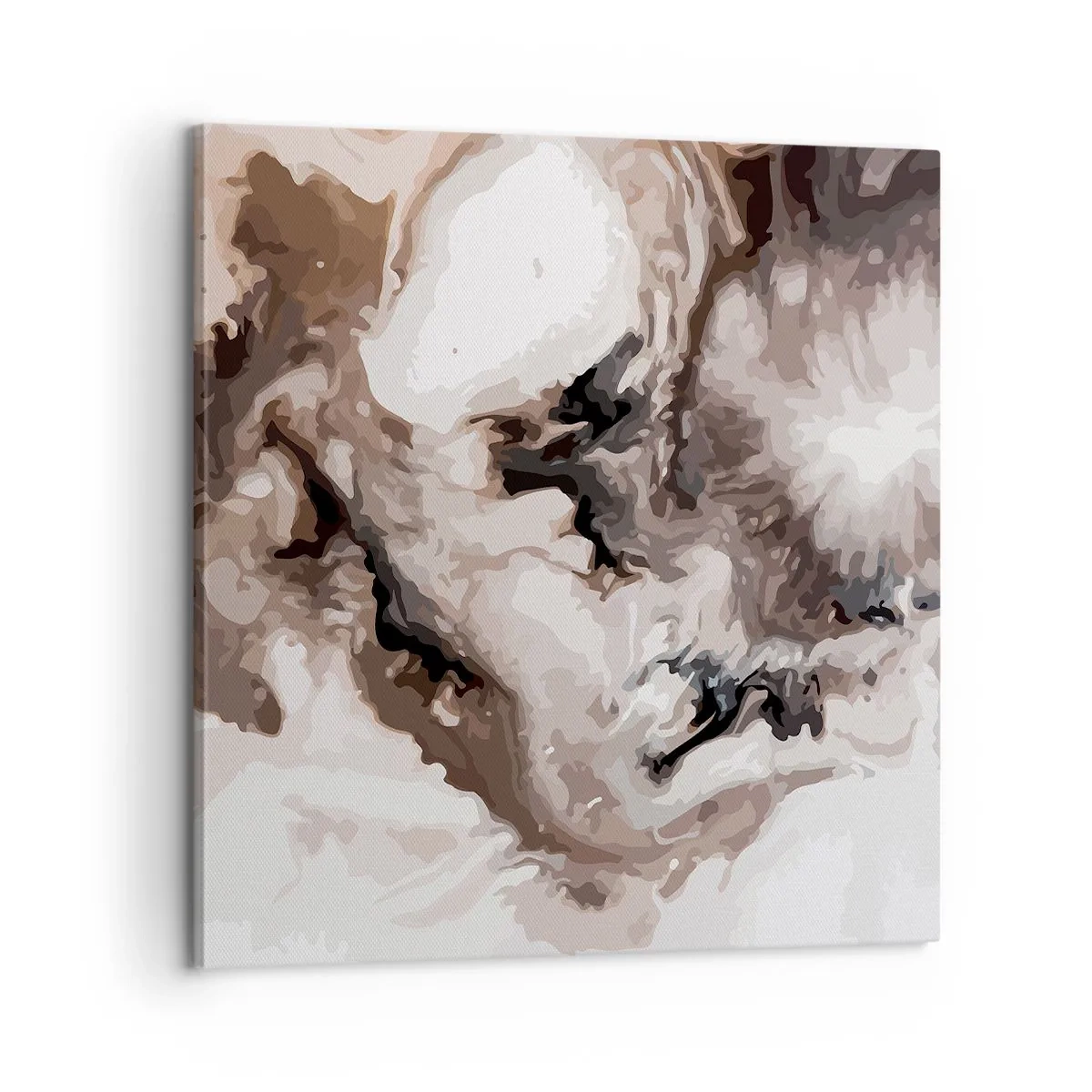 Bild auf Leinwand - Leinwandbild - Die Geburt einer Galaxie - 60x60 cm