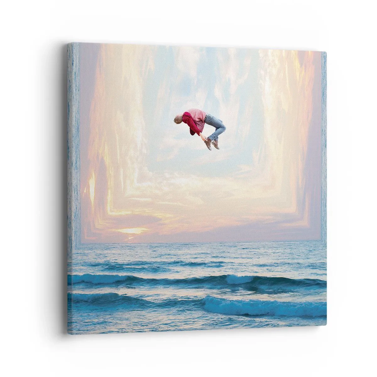 Bild auf Leinwand - Leinwandbild - In eine andere Dimension - 40x40 cm