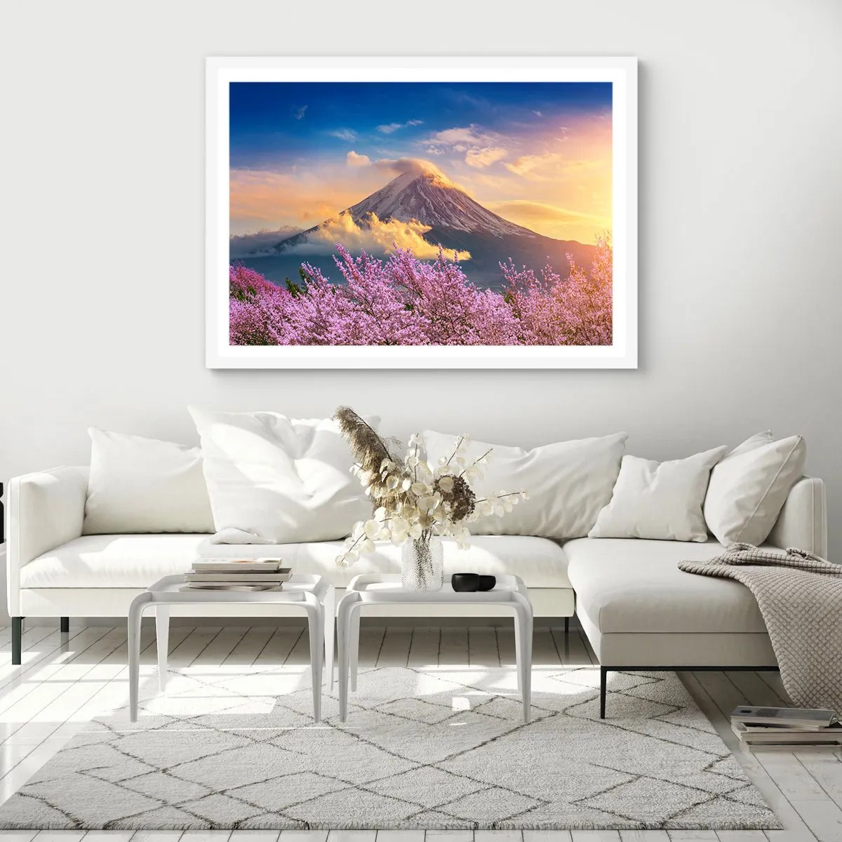 Poster in einem weißen Rahmen - Japanische Heiligkeit - 40x30 cm
