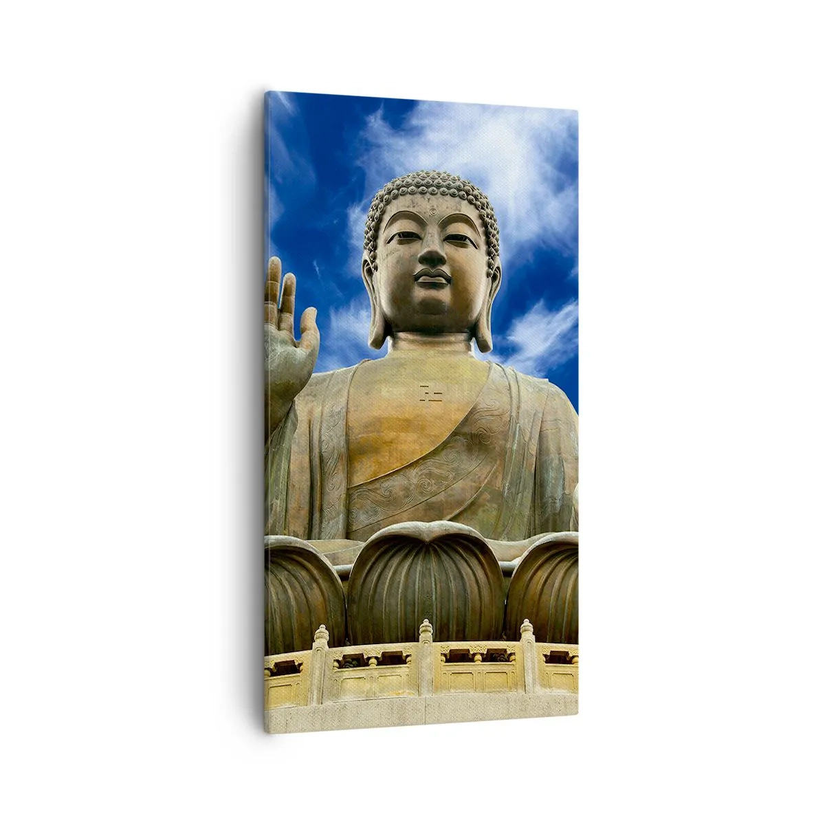 Bild auf Leinwand - Leinwandbild - Leben ohne Angst - 55x100 cm